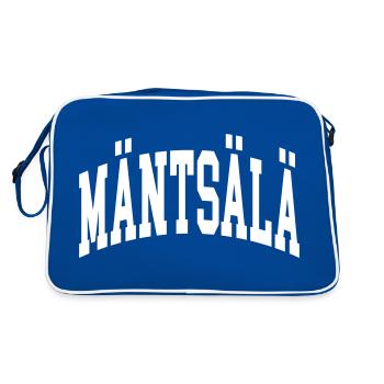 Mäntsälä - Retro Tasche - Blau/Weiß - Hinten