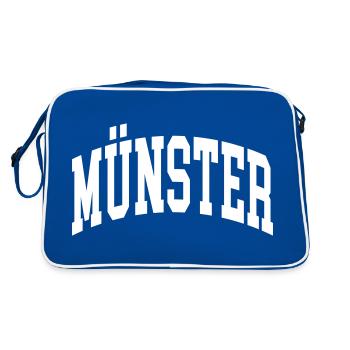 Minster - Retro Bag - blue/white - Back