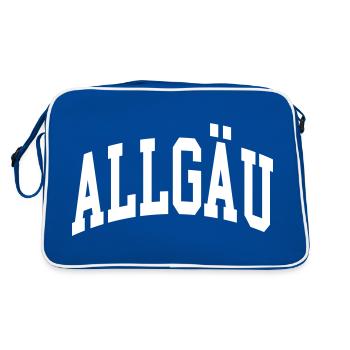 Allgäu - Sac Retro - bleu/blanc - Dos