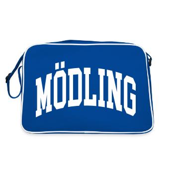 Mödling - Retro Bag - blue/white - Back