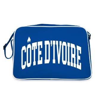 Ivory Coast - Retro Bag - blue/white - Back