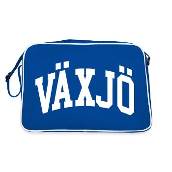 Växjö - Sac Retro - bleu/blanc - Dos