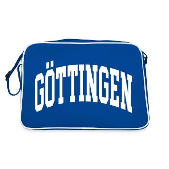 Göttingen - Sac Retro - bleu/blanc - Dos