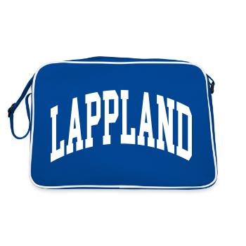 Laponie - Sac Retro - bleu/blanc - Dos
