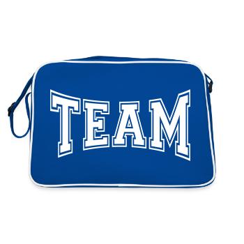 Équipe - Sac Retro - bleu/blanc - Dos