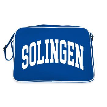 Solingen - Retro Bag - blue/white - Back