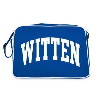 Witten - Retro Bag - blue/white - Back