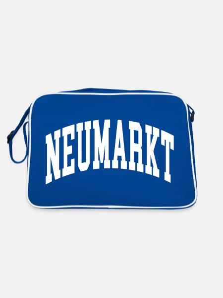 Neumarkt - Retro Bag - blue/white - Back