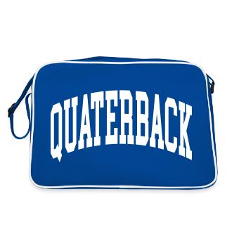 Quaterback - Retro Bag - blue/white - Back
