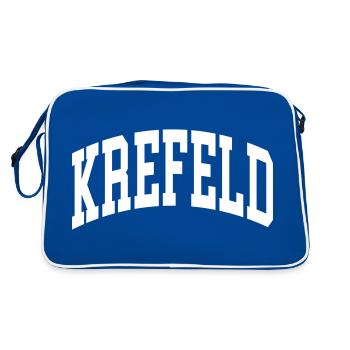 Krefeld - Sac Retro - bleu/blanc - Dos