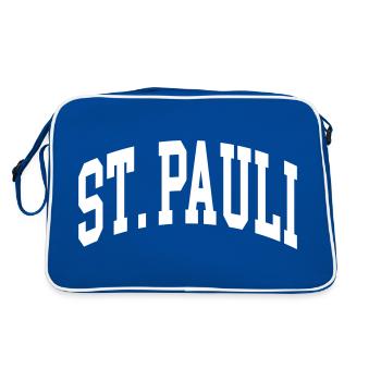 Saint-Pauli - Sac Retro - bleu/blanc - Dos