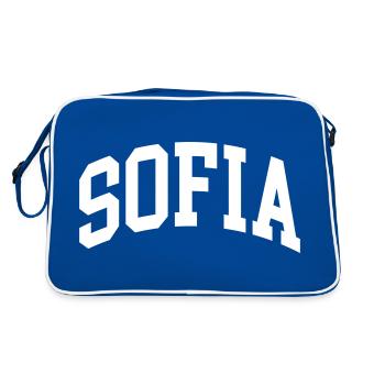 Sofia - Retro Bag - blue/white - Back