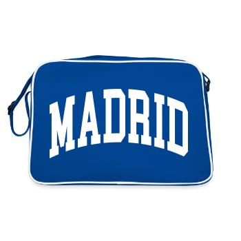 Madrid - Retro Bag - blue/white - Back