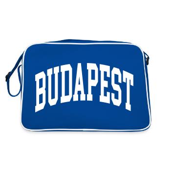 Budapest - Sac Retro - bleu/blanc - Dos