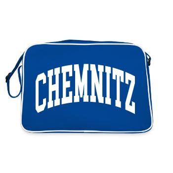 Chemnitz - Retro Bag - blue/white - Back