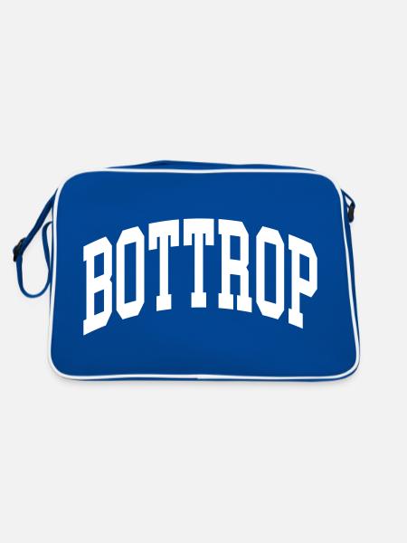 Bottrop - Retro Bag - blue/white - Back