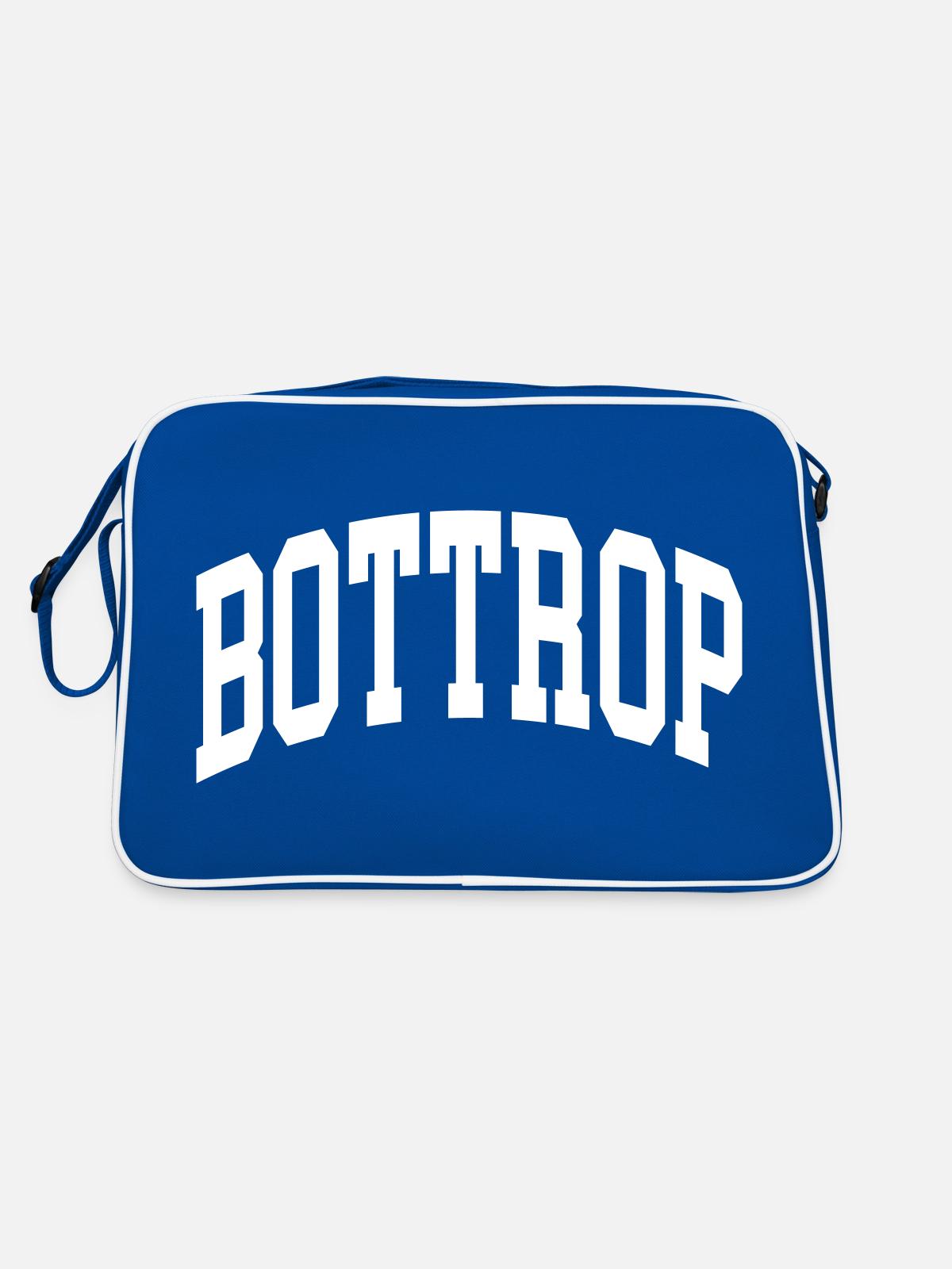 Bottrop - Retro Bag - blue/white - Back
