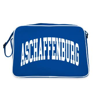 Aschaffenburg - Sac Retro - bleu/blanc - Dos