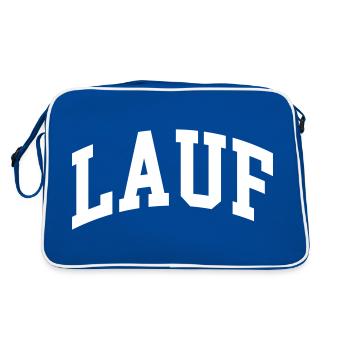 Courir - Sac Retro - bleu/blanc - Dos