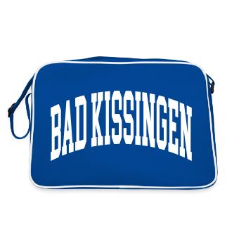 Bad Kissingen - Sac Retro - bleu/blanc - Dos