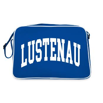Lustenau - Retro Bag - blue/white - Back