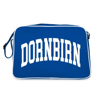 Dornbirn - Retro Bag - blue/white - Back