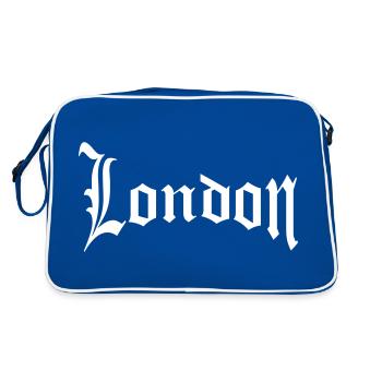 Londres - Sac Retro - bleu/blanc - Dos
