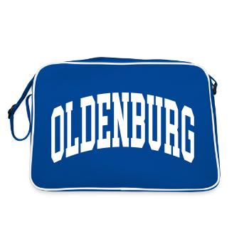 Oldenburg - Retro Bag - blue/white - Back