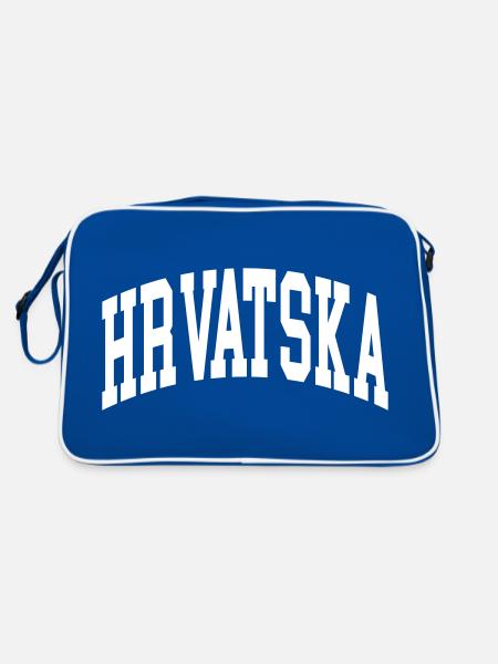 Croatia - Retro Bag - blue/white - Back