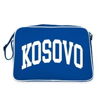 Kosovo - Retro Bag - blue/white - Back