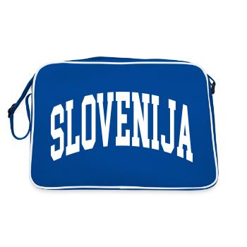 Slovénie - Sac Retro - bleu/blanc - Dos