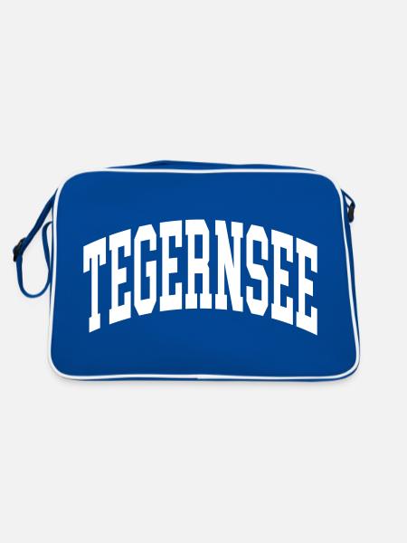 Tegernsee - Sac Retro - bleu/blanc - Dos