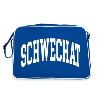 Schwechat - Retro Bag - blue/white - Back
