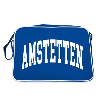 Amstetten - Retro Bag - blue/white - Back