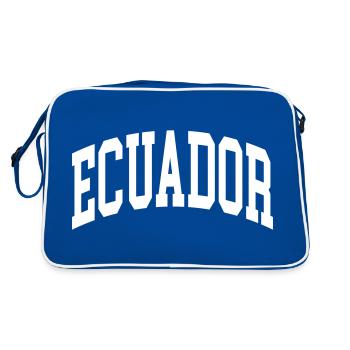 Ecuador - Retro Bag - blue/white - Back