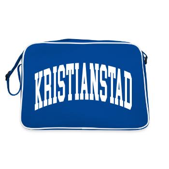 Kristianstad - Retro Bag - blue/white - Back
