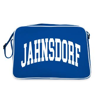 Jahnsdorf - Sac Retro - bleu/blanc - Dos