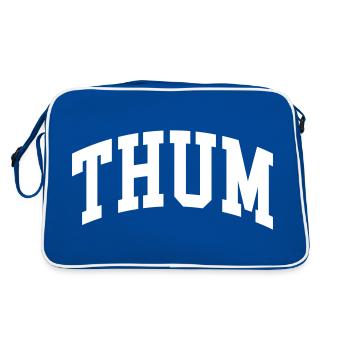 Thum - Sac Retro - bleu/blanc - Dos