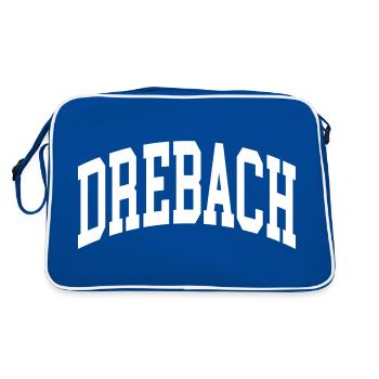 Drebach - Sac Retro - bleu/blanc - Dos
