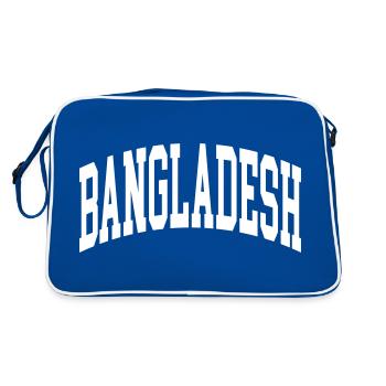 Bangladesh - Retro Bag - blue/white - Back