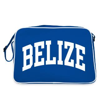 Belize - Retro Bag - blue/white - Back