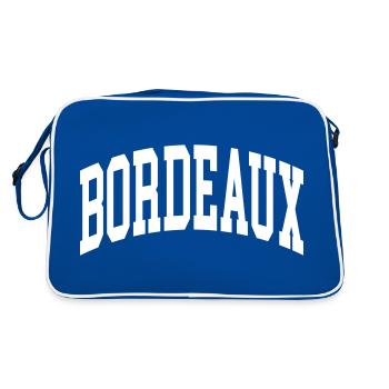 Bordeaux - Sac Retro - bleu/blanc - Dos