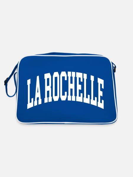 La Rochelle - Retro Bag - blue/white - Back