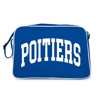 Poitiers - Sac Retro - bleu/blanc - Dos