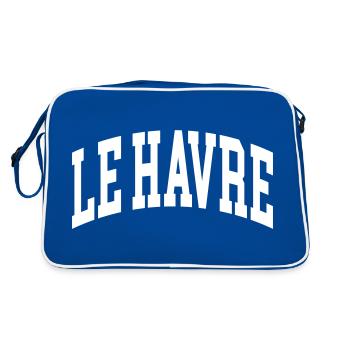 Le Havre - Retro Bag - blue/white - Back