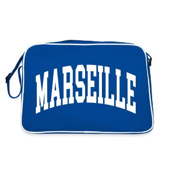 Marseille - Sac Retro - bleu/blanc - Dos