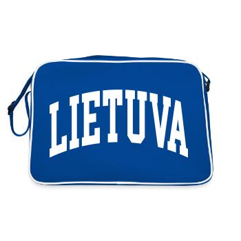 Lithuania - Retro Bag - blue/white - Back