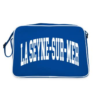 La Seyne-sur-Mer - Sac Retro - bleu/blanc - Dos