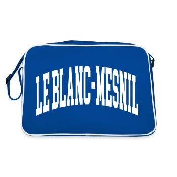 Le Blanc-Mesnil - Retro Bag - blue/white - Back
