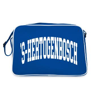 ’s-Hertogenbosch - Retro Tasche - Blau/Weiß - Hinten